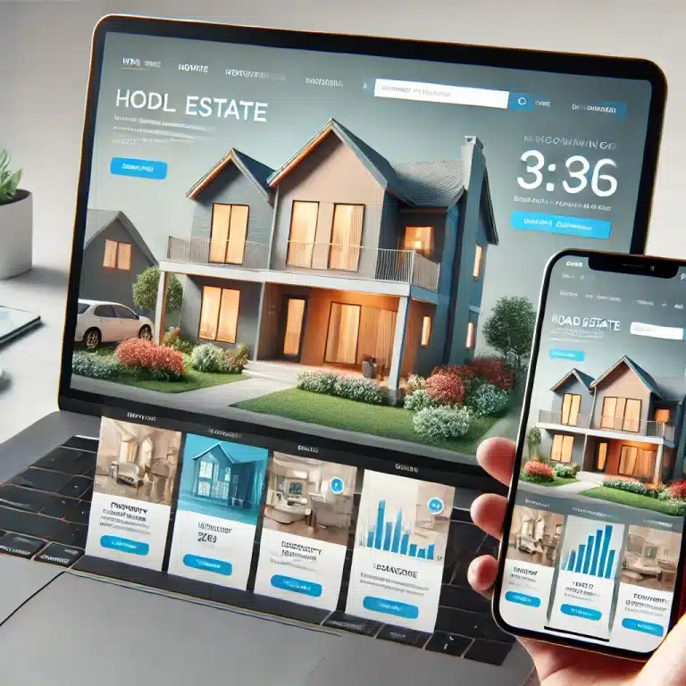 Showcasing A Modern Real Estate Website Design