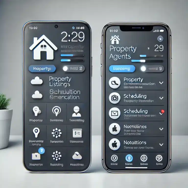 Image Featuring The Mobile App Displayed On Both A Samsung Smartphone And An Iphone.