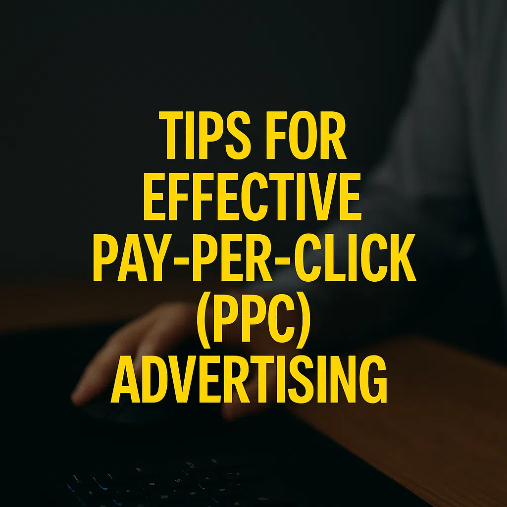 tips for effective pay-per-click advertising